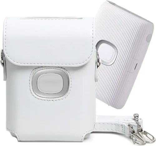 Vista 9 de Mini Link 2 Funda para cámara Fujifilm Instax Mini Link 2 Smartphone Accesorios de impresora fotográfica PU cuero bolsa de hombro cubierta