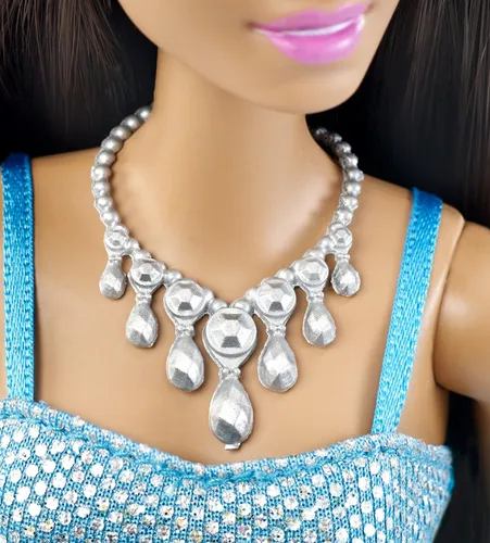 Vista 3 de Barbie Muñeca Afroamericana Glitz