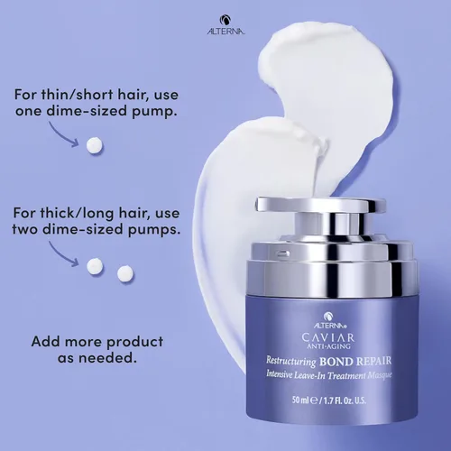Vista 7 de Alterna Cuidado del cabello CAVIAR Anti-Aging Reestructuring Bond Repair Máscara de tratamiento intensivo sin enjuague 1.7oz Repara, fortalece