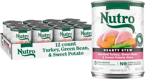 Vista 15 de Nutro Hearty Stew - Alimento húmedo natural sin granos para perros adultos, trozos en salsa, estofado abundante de res, tomate, zanahoria