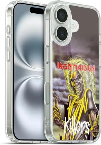 Vista 301 de Head Case Designs Funda de gel suave con licencia oficial de Iron Maiden Brave New World, compatible con Apple iPhone 7 Plus/iPhone 8 Plus Nuevo
