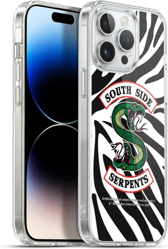 Vista 17 de Head Case Designs Funda de gel suave con licencia oficial de Riverdale con logotipo de mármol blanco y negro compatible con Apple iPhone 13 Pro Max