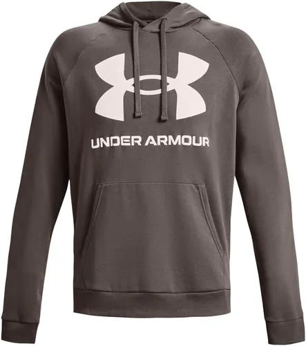Vista 6 de Under Armour mens Rival Fleece Big Logo Hoodie (176) Fresh Clay/ Onyx White