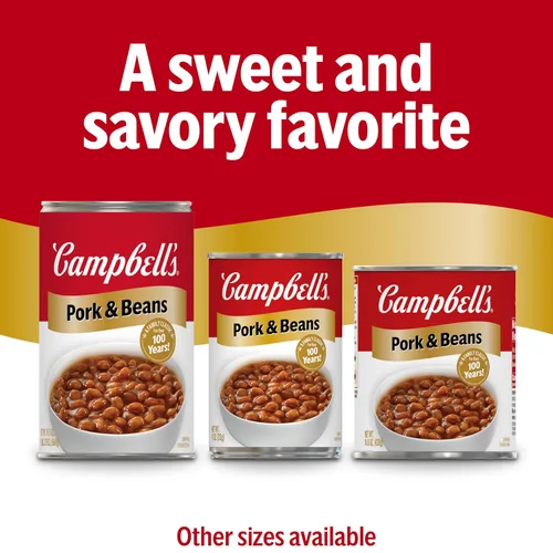 Vista 6 de Campbell's Frijoles con cerdo, lata de 11 oz