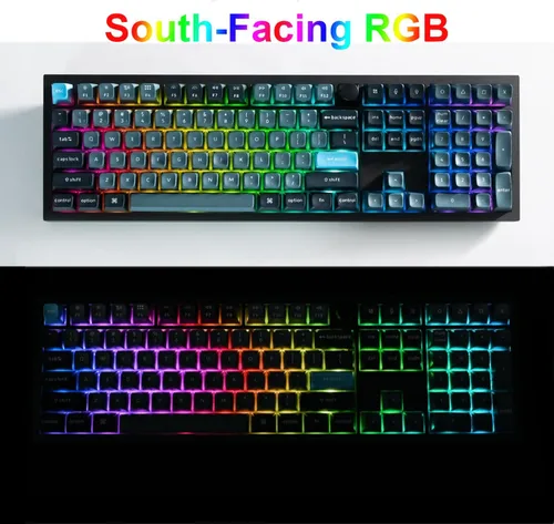 Vista 6 de Keychron Q6 Pro QMK/VIA Teclado mecánico inalámbrico personalizado, 100% tamaño completo de doble junta programable RGB intercambiable en caliente