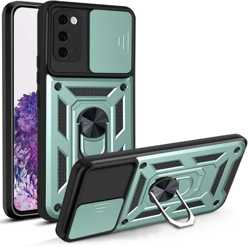 Vista 166 de Compatible con Tecno Pova Neo 2 Bracket Shell, con cubierta deslizante para lente de cámara compatible con Tecno Pova Neo 2 LG6n Case Negro