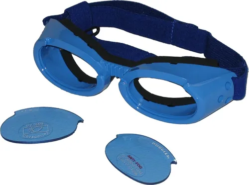 Vista 2 de Doggles ILS XL - Gafas de perro con montura azul brillante y lente azul