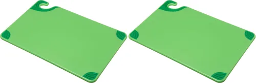 Vista 9 de San Jamar Saf-T-Grip Co-Polymer colección de tabla de cortar, Azul, 1