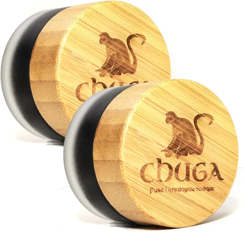 Vista 2 de Chuga Shilajit puro del Himalaya para hombres y mujeres Shilajit orgánico cosechado 16,000 pies Probado en laboratorio en Estados Unidos, ácido