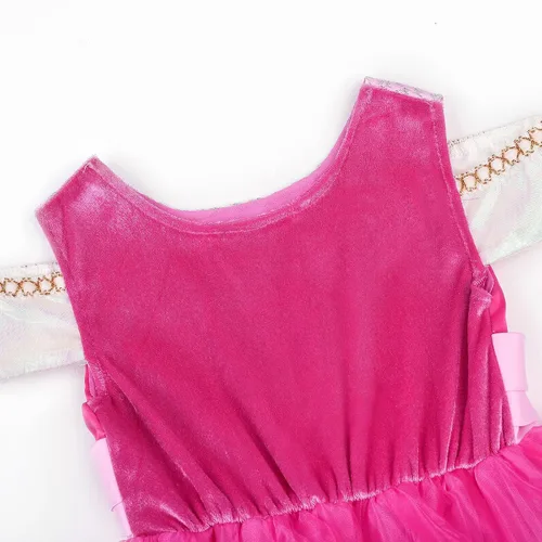 Vista 7 de JerrisApparel Disfraz de princesa para niñas, vestido de fiesta de concursos