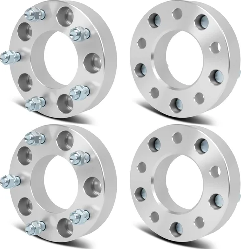 Vista 205 de SCITOO Espaciadores de rueda de 1.5 pulgadas, orificio 4x4 con adaptadores de pernos de 1/2 de 2.441 in para ClubCar Precedent para Adward 2 para EZ