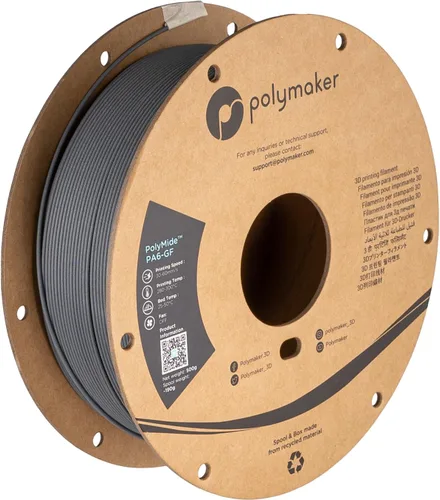 Vista 24 de Polymaker Fiberon ASA-CF08 Filamento ASA de fibra de carbono de 0.07 in 4.370 - 0.07 in Fiberon Asa-cf08 Negro 1.1 lbs (Código hexagonal: #000000)