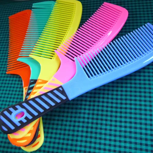 Vista 5 de zYoung 5 peines para mujer, juego de peine de dientes, peine redondo con mango