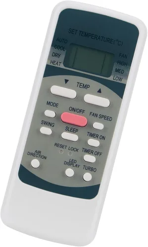 Vista 2 de Control remoto reemplazado R51M/E para aire acondicionado Midea R51L1/BGE R51l5/BGE R51l10/BGE R51E R51CE R51MCE R51DE R51I4BGCE UL-R51ME R51I11BGE