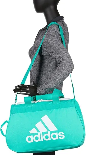 Vista 6 de adidas Diablo - Maleta deportiva pequeña, color negrogris tormenta