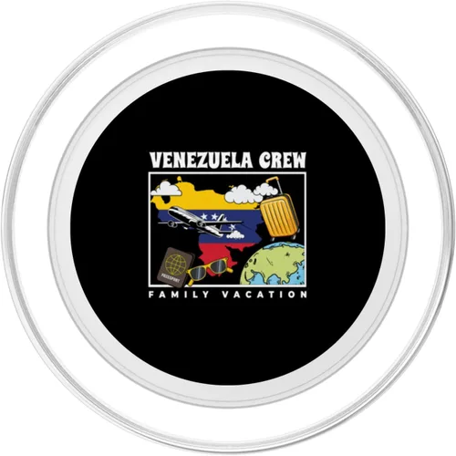 Vista 2 de Venezuela Crew Family Vacation Tour Travel Trip Matching PopSockets MagSafe PopGrip for iPhone