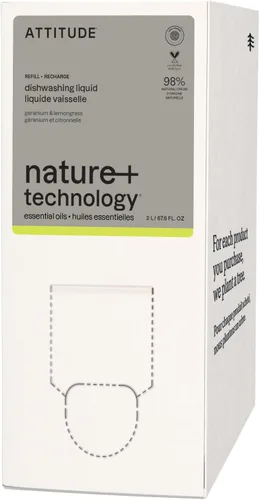 Vista 20 de ATTITUDE Jabón para Platos, Verificado por EWG, Líquido para Lavar Platos a Base de Plantas y Vegano, De Origen Natural, Aroma a Ralladura