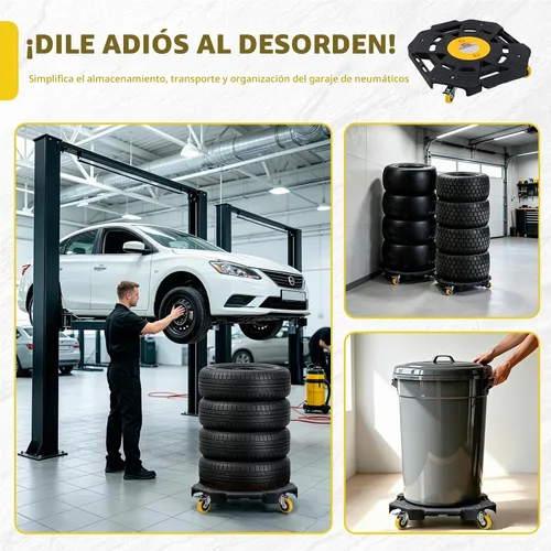 Vista 5 de MaxxHaul 80746 Rueda de neumáticos, capacidad de 300 lb