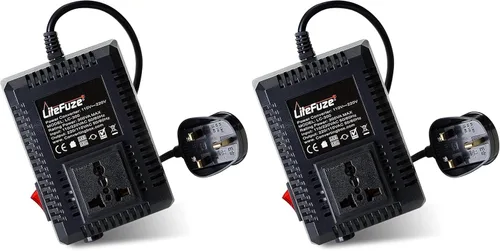 Vista 14 de LiteFuze, convertor de voltaje alto/bajo para viaje. cable EU