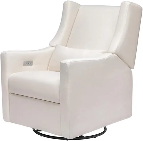 Vista 11 de Babyletto Kiwi Plus - Planeador reclinable eléctrico en lazo de peluche