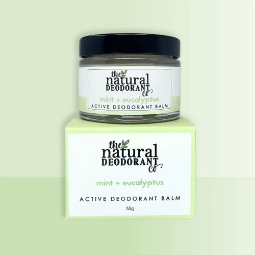 Vista 5 de The Natural Deodorant Co, Bálsamo Desodorante Activo Menta + Eucalipto 1.94 oz