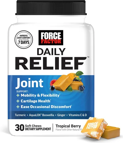 Vista 14 de Suplemento de calostro impresionante Force Factor, bayas y crema, 60 masticables suaves Bovine Colostrum with Biotin, Grass-Fed, Antibiotic-Free