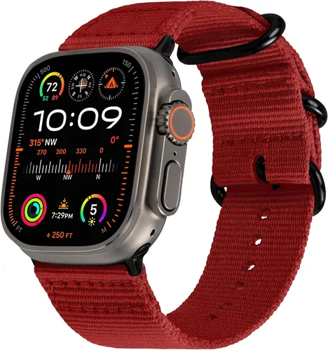 Vista 23 de Carterjett - Correa para Apple Watch 1.732 pulgadas, 1.654 pulgadas, 1.575 pulgadas, 1.496 pulgadas, nailon NATO, correas iWatch, mujeres y hombres