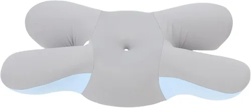 Vista 4 de Almohada cervical para el cuello, almohada ergonómica de espuma viscoelástica inodora, cama ortopédica para dormir boca abajo, ideal para regalo