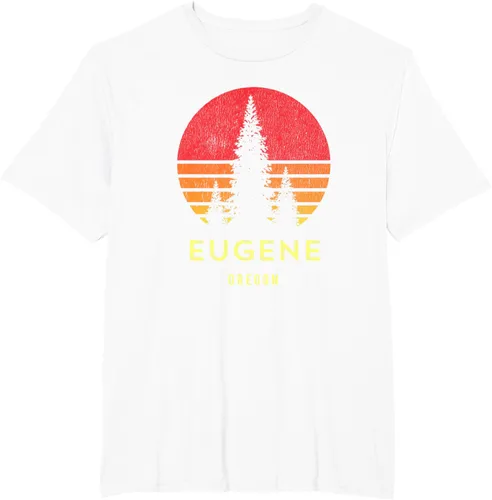 Vista 12 de Camiseta Eugene Oregon, Negro, S