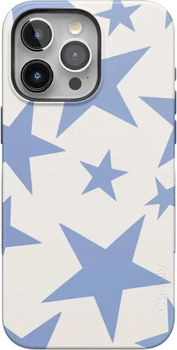 Vista 52 de Funda Casely para iPhone 15 Pro Max Todas las sonrisas Adhesivo de cara sonriente Compatible con MagSafe Diseño protector audaz