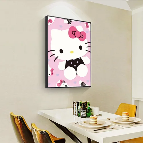 Vista 2 de YALKIN Kits de pintura de diamantes 5D para adultos, taladro redondo completo (11.8 x 15.7 pulgadas) para decoración de pared del hogar, regalos