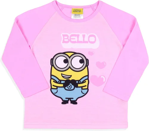 Vista 2 de INTIMO Despicable Me Minions Chibi Bello Raglan - Conjunto de pijama para dormir, Multi colorido