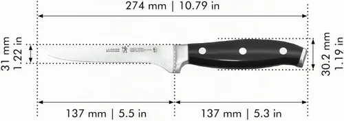 Vista 3 de HENCKELS Cuchillo deshuesador forjado Premio de 5.5 pulgadas, negro/acero inoxidable