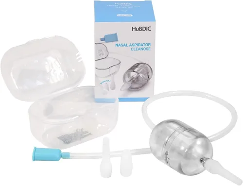 Vista 7 de Hubibaby Aspirador nasal seguro e higiénico limpiador de nariz removedor de mucosidad, alivio de la congestión nasal limpia y reutilizable, seguro