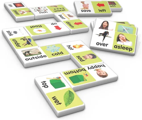 Vista 2 de Junior Learning Antónimos Match & Learn Dominó, Multicolor