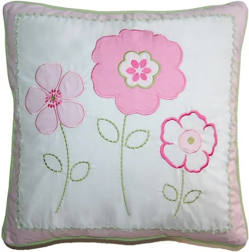 Vista 11 de [Malvavisco pastel] 100% algodón hipoalergénico 2 piezas apliques a mano juego de edredón para dormitorio, ropa de cama individual rosa