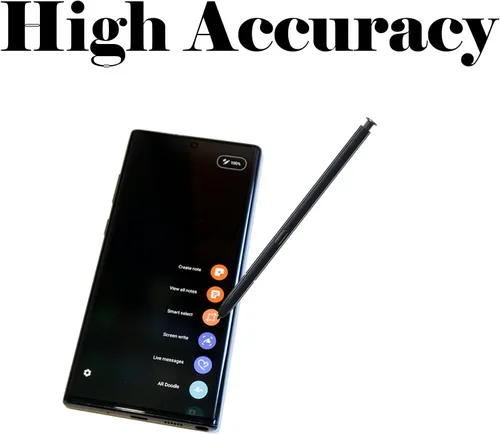 Vista 4 de Paquete de 2 bolígrafos negros Galaxy Note 10 Plus para Samsung Galaxy Note 10 5G, repuesto para Samsung Note 10, Note 10 Plus, Note 10 Ultra S Pen