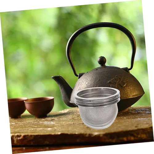 Vista 3 de Colador de malla 4 unids Tetera Colador Filtros de café Colador de té Premium Acero inoxidable Taza Taza Tetera de acero inoxidable