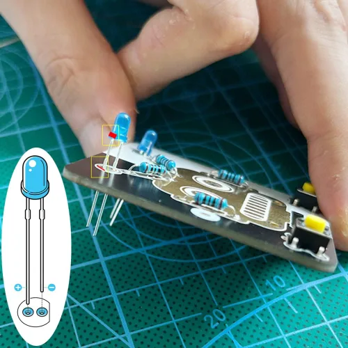 Vista 4 de Treedix 2 juegos de placas de circuito avanzadas para proyectos de soldadura para adultos Electrónica Hobby Kit