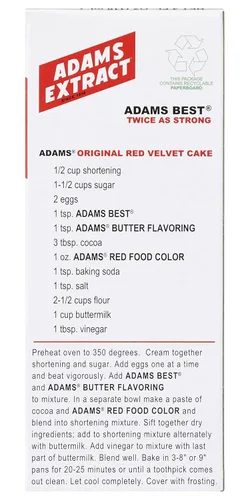 Vista 7 de Adams Best Extract (vainilla, 4 fl oz (paquete de 1))
