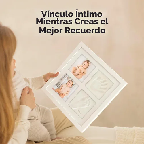 Vista 8 de KeaBabies Kit de manos y huellas para bebé, kit de huella de bebé (blanco alpino)
