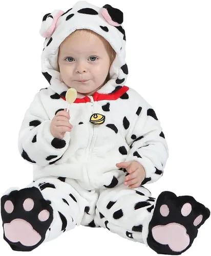 Vista 3 de HSCTEK Disfraz de mameluco unisex para perro bebé, bebé y niño pequeño