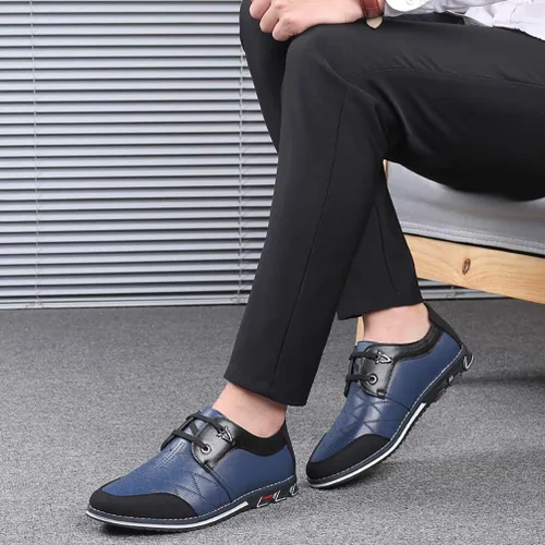 Vista 9 de COSIDRAM - Zapatos informales para hombre, zapatos deportivos de vestir, caminar, negocios, oficina, mocasines cómodos