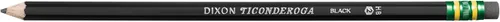 Vista 3 de Ticonderoga Lápices de madera, preafilados, 2 HB suaves, negro, 10