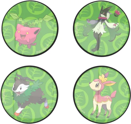 Vista 2 de Ultra Pro Gallery Series: Morning Meadow Alcove Caja de 4 clics para cartas de Pokémon, capacidad para 100 tarjetas de doble manga, cierre