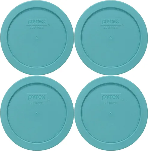 Vista 7 de Pyrex 7201-PC - Tapa de repuesto para almacenamiento de alimentos turquesa de 4 tazas, fabricada en Estados Unidos