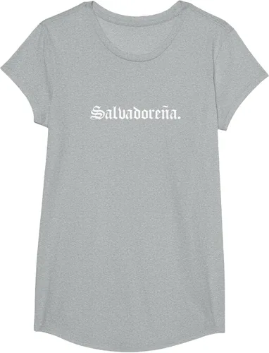 Vista 48 de Camiseta Salvadoreña Mujer, Negro