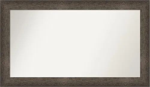 Vista 924 de Amanti Art Espejo de pared personalizado no biselado (25 x 25 pulgadas), marco de bronce acentuado, varios tamaños personalizados, espejo de baño