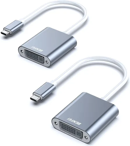 Vista 8 de BENFEI Adaptador USB C a DVI, adaptador tipo C a DVI [compatible con Thunderbolt 3/4] con iPhone 15 Pro/Max, MacBook Pro/Air 2023, iPad Pro, iMac
