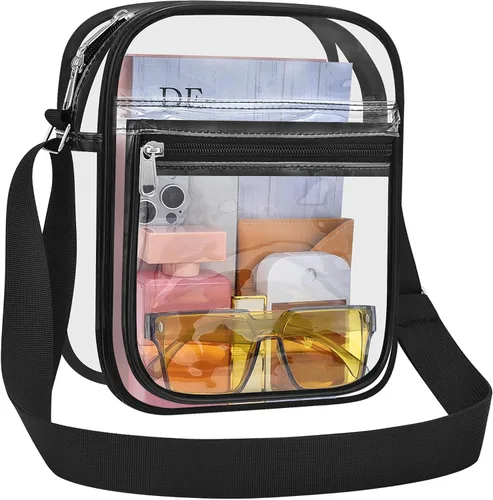 Vista 21 de USPECLARE Clear Bag for Stadium Events Clear Messenger Bag for Men and Women